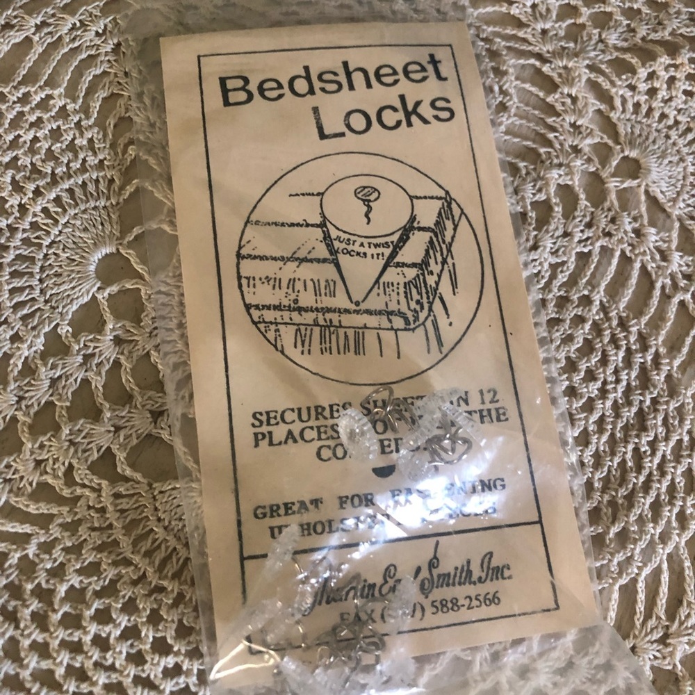 Vintage Bedsheet Locks